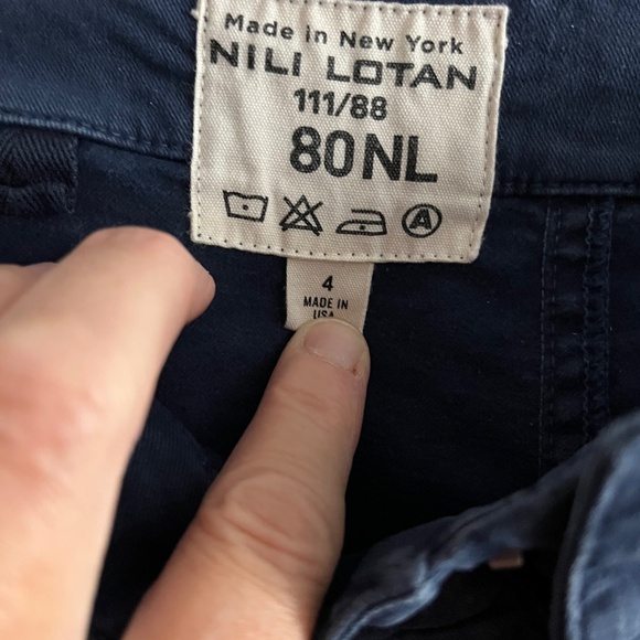 Nili Lotan Jenna Cargo pants (navy blue) - Picture 2 of 7